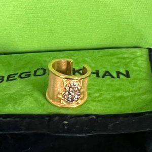 BEGUM KHAN DIAMOND SCARAB EAR CUFF FOR RIGHT EAR!  Fabulous piece!